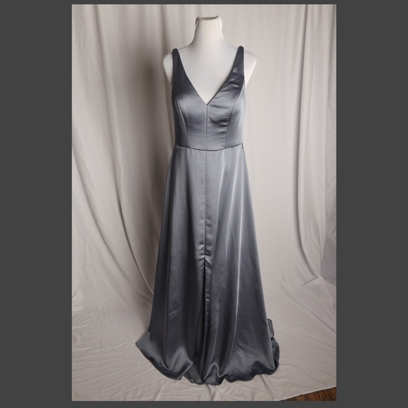 Sorella Vita 9536 Elegant Gown Blue Dress Sz 14 (sz 10-12) - Picture 2 of 16